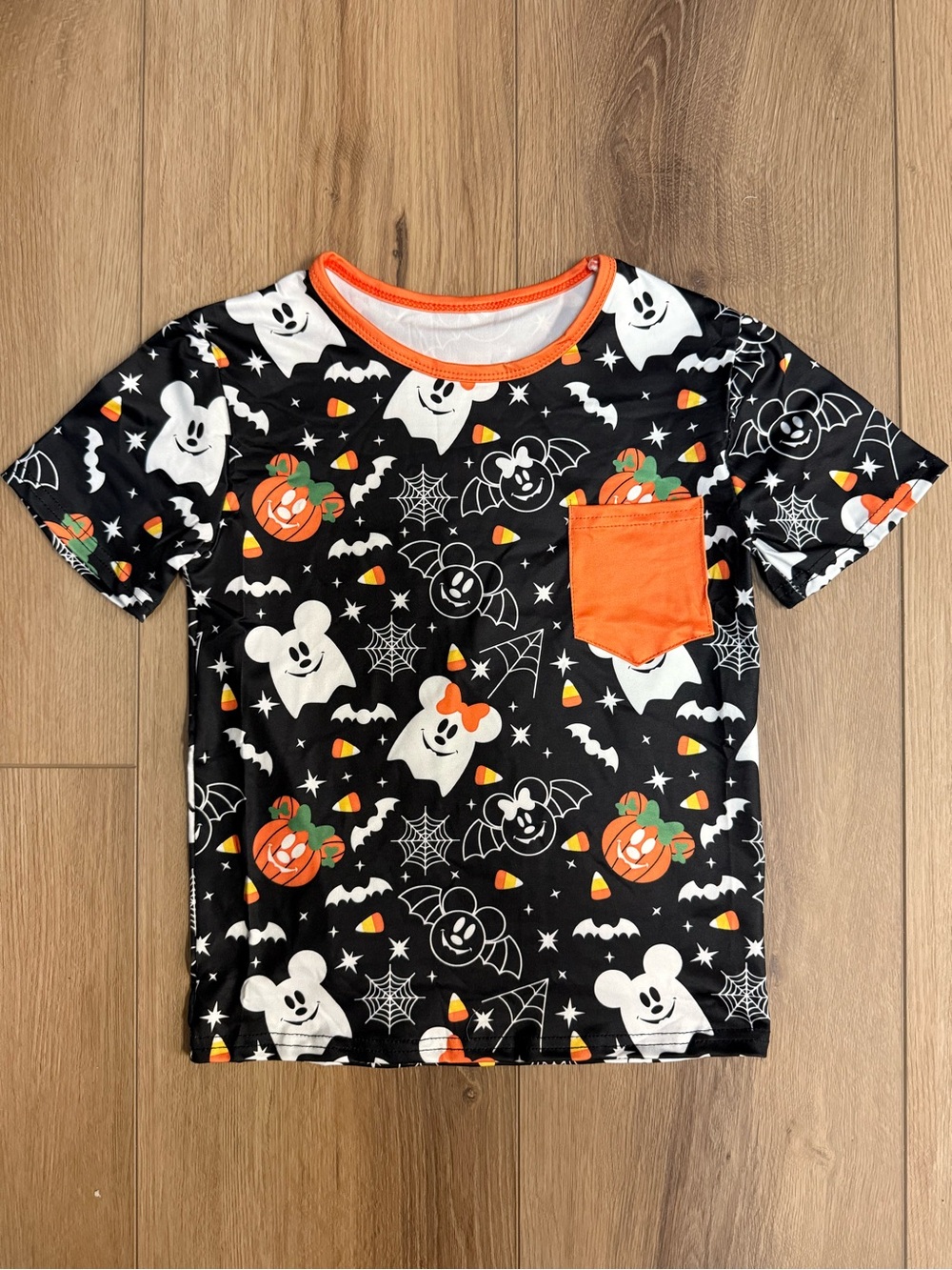 Halloween Ghost Mickey Pocket Tshirt
